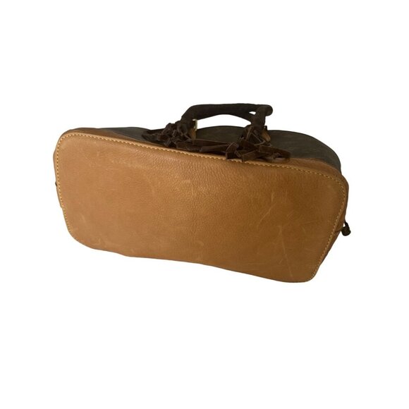 Louis Vuitton Vintage Boho Satchel Brown Monogram Canvas Luxury Western Fringe - Picture 8 of 16